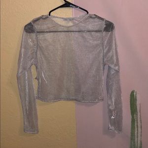 Charlotte Russe sheer top